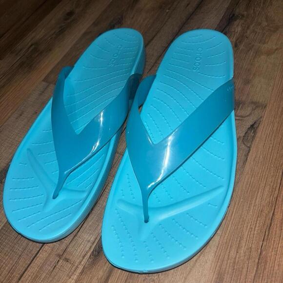 Crocs Flip Flop Sandals Size 10 - Picture 2 of 6